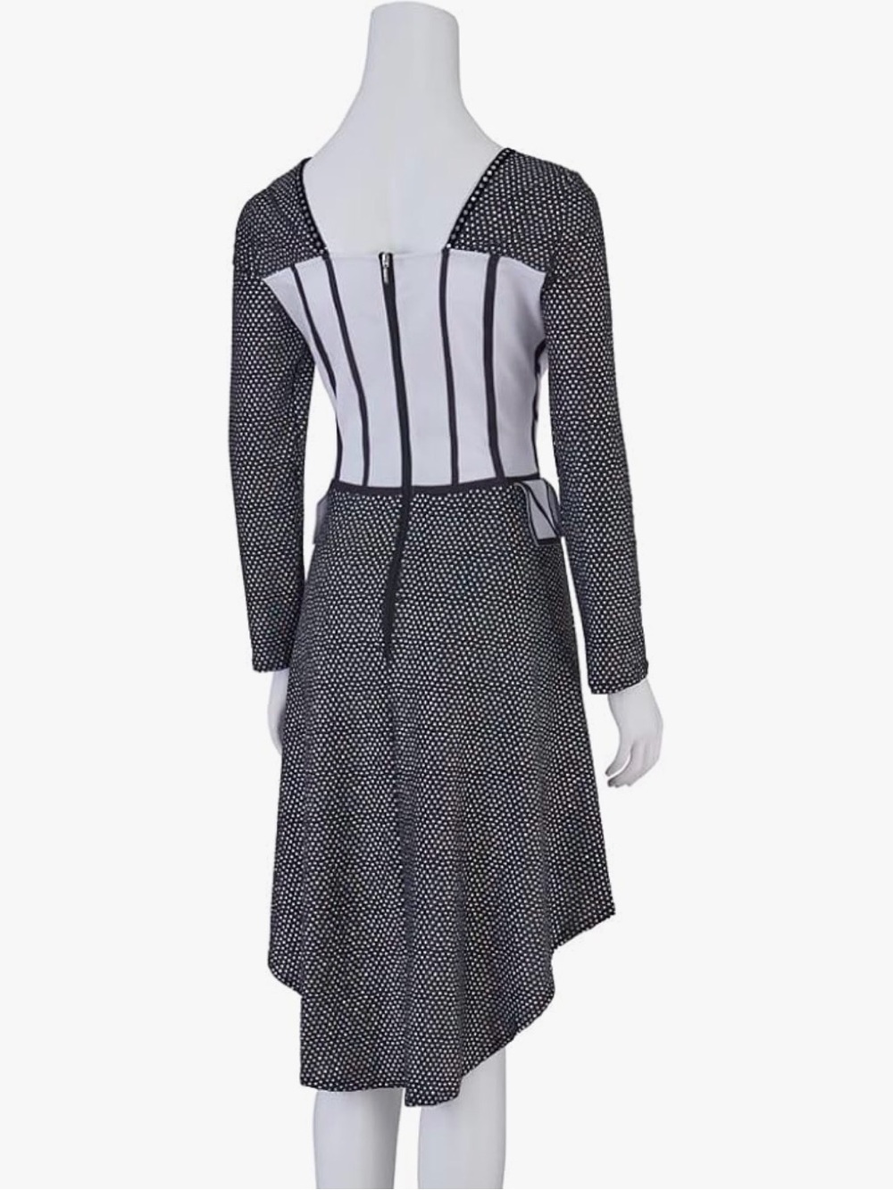 SIX The Broadway Musical Jane Seymour Black and White Corset Dress W/ Microphone - Picture 7 of 9